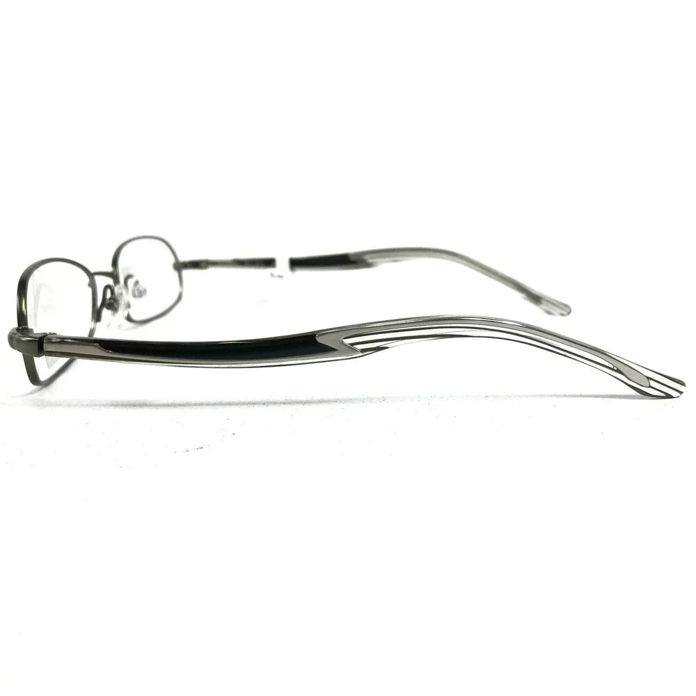 BCPC Eyeglasses Frames BP-180 col.37 Clear Gray Round Oval Full Rim 54-18-140